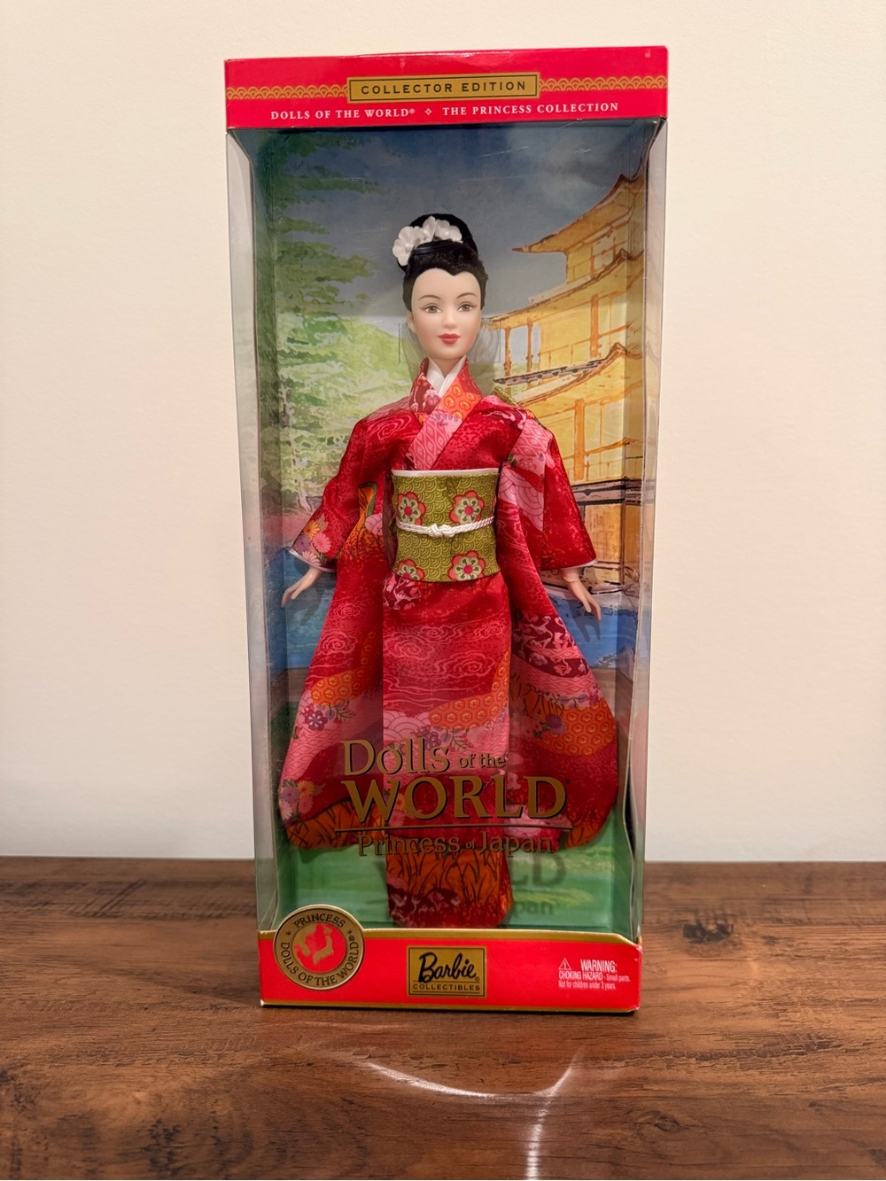 Barbie Red Kimono Doll with Green Obi - Dolls of the World